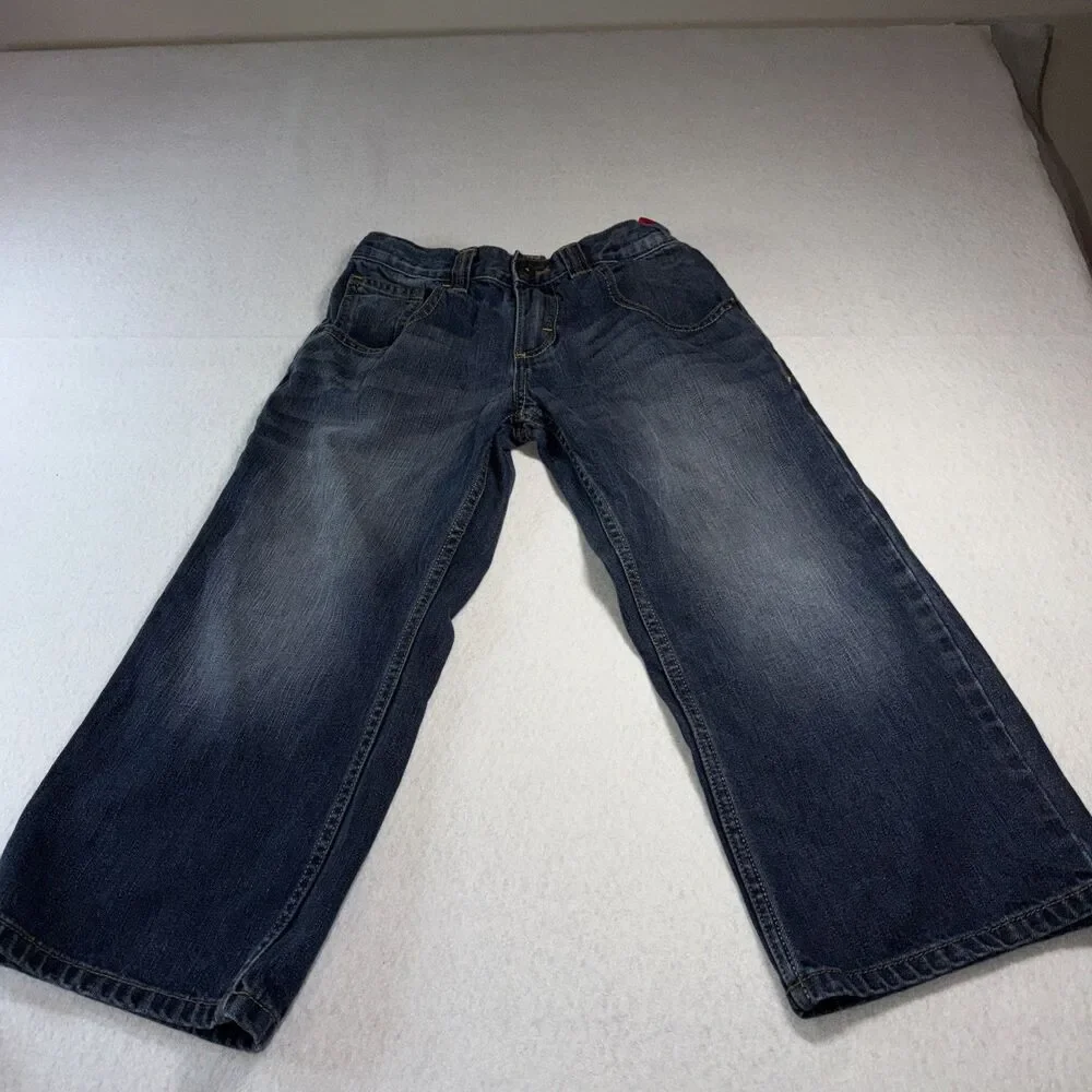 Boys Wrangler Jeans WRG Hero Originals Size 8 Husky Adjustable Waist